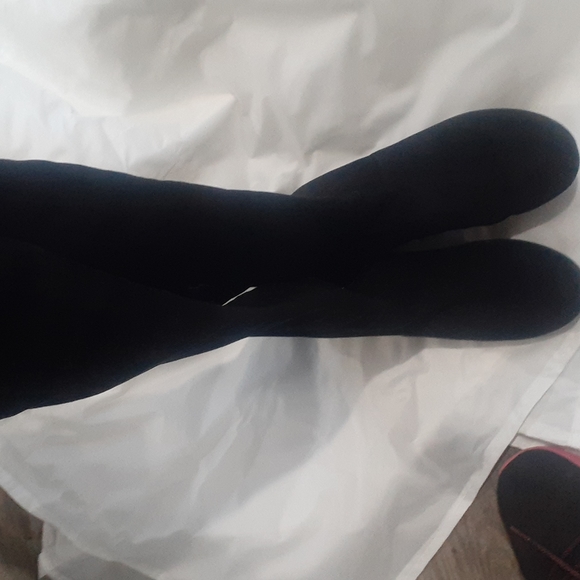 Marc Jacobs OTK Black Over The Knee Thigh High Suede Boots 6 EU 36 STREET WEAR - Picture 8 of 14